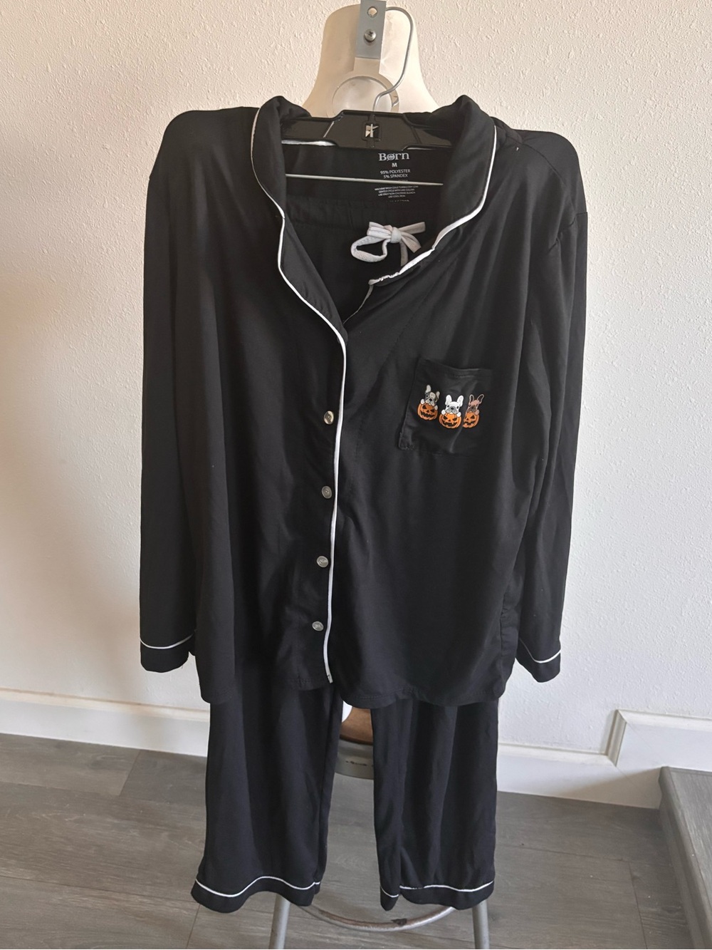 Børn French Bulldog Halloween Pajama Set